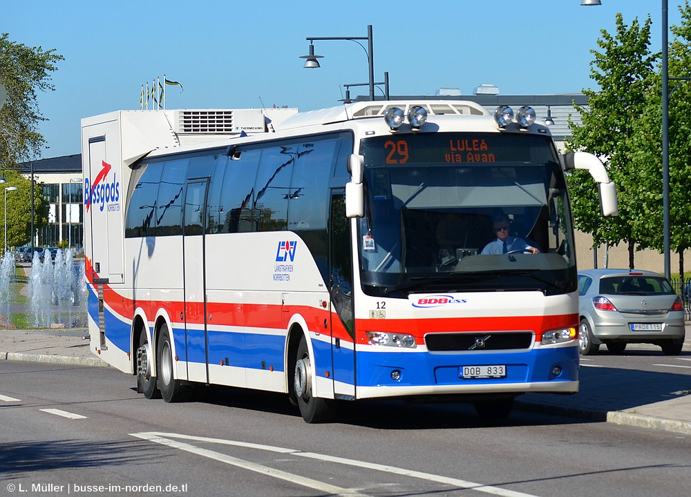 Швеция, Volvo 9700H NG Gods № 12