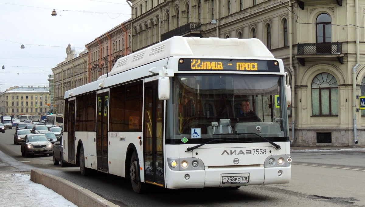 Санкт-Петербург, ЛиАЗ-5292.71 № 7558