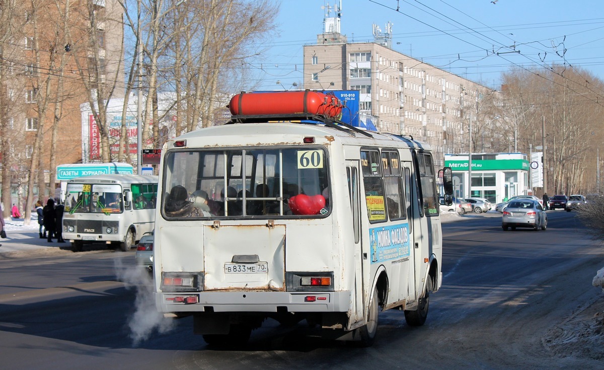 Томская область, ПАЗ-32051-110 № В 833 МЕ 70