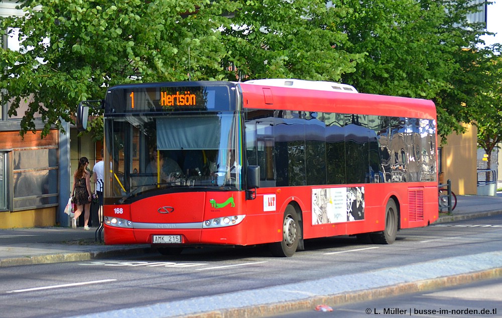 Швеция, Solaris Urbino III 12 LE № 168