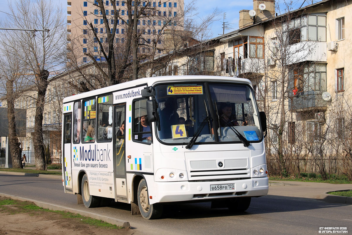 Краснодарский край, ПАЗ-320302-11 № В 658 РВ 123