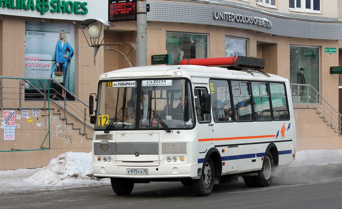 Томская область, ПАЗ-32054 № К 975 СХ 70