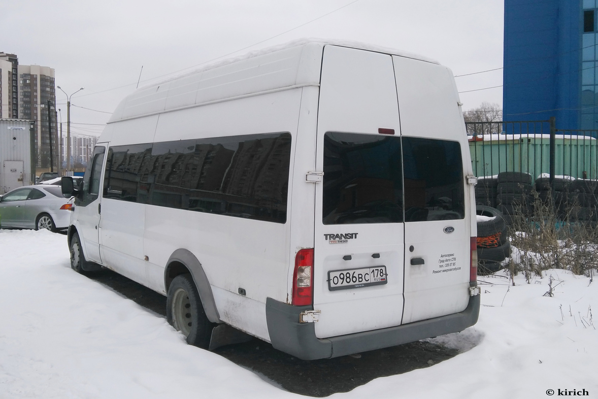 Санкт-Петербург, ПАЗ-3030 (Ford Transit) № О 986 ВС 178