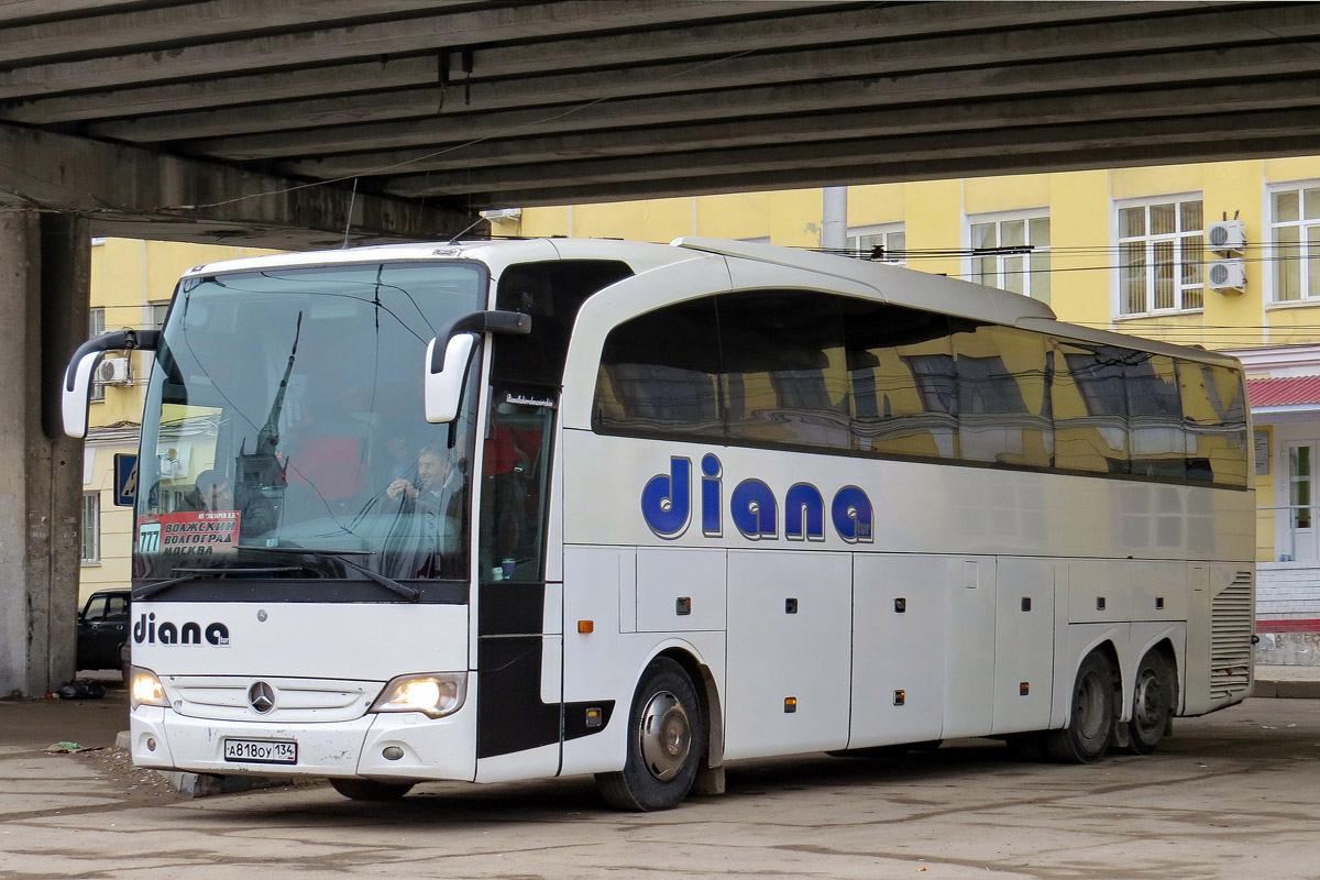 Волгоградская область, Mercedes-Benz Travego II L SHD 17SHD № А 818 ОУ 134