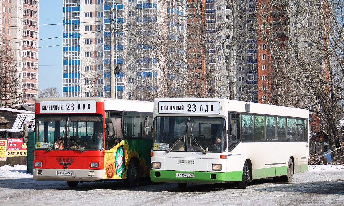 Красноярский край, MAN 791 SL202 № К 452 АО 124; Красноярский край, MAN 791 SL202 № Е 630 МС 124