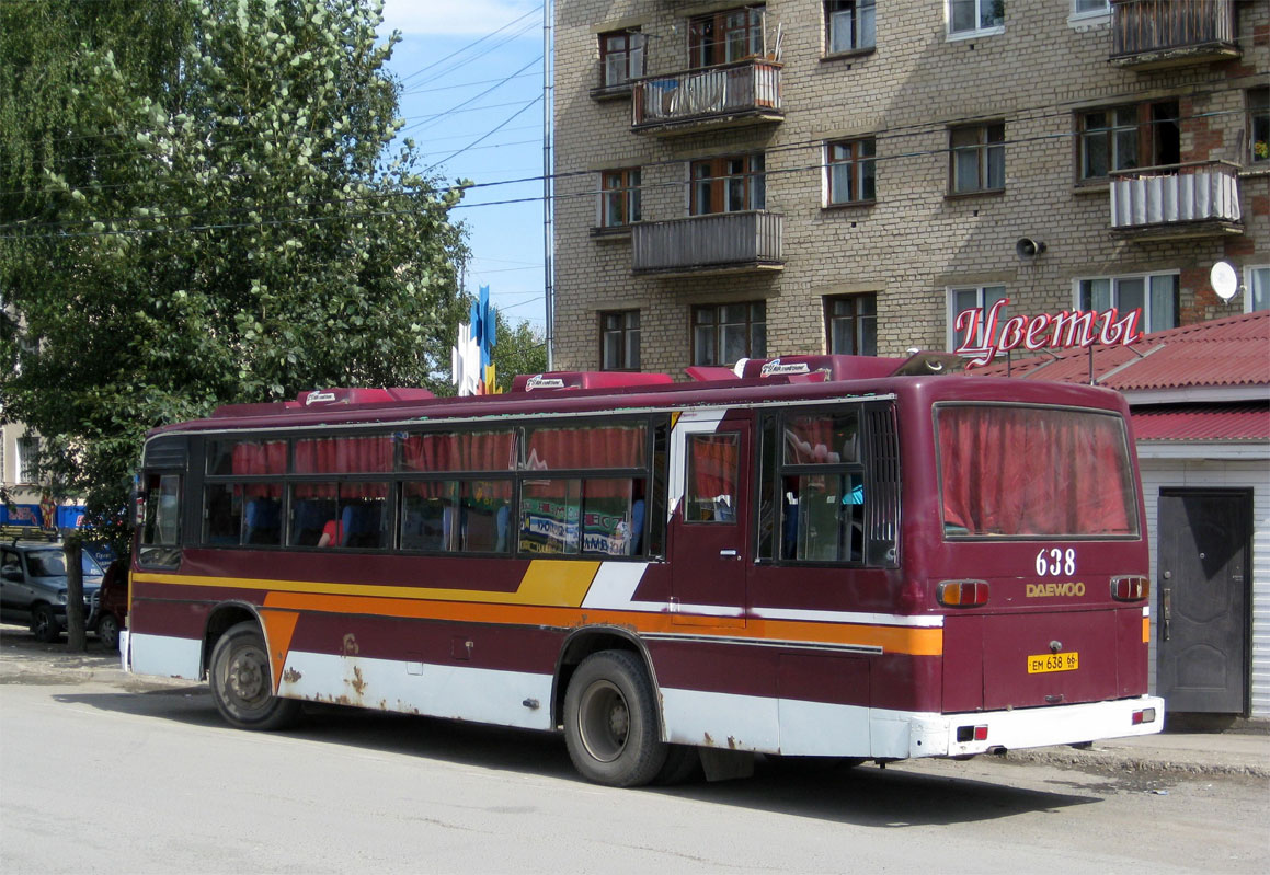 Свердловская область, Kia AM937 (Daewoo New BS106F) № 638