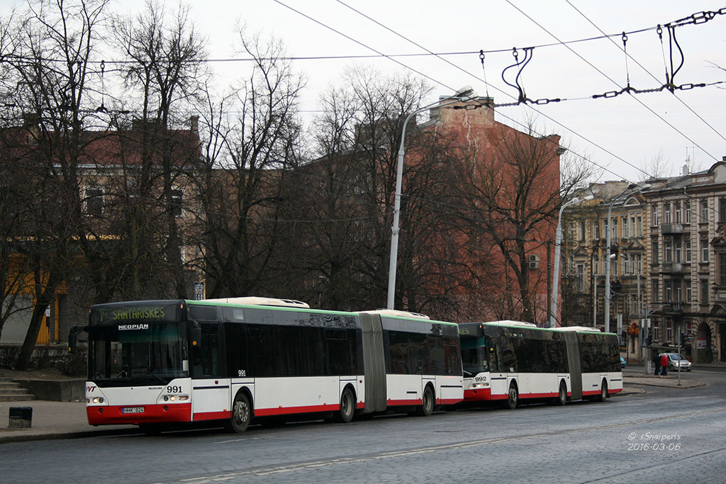 Литва, Neoplan N4421/3 Centroliner № 991