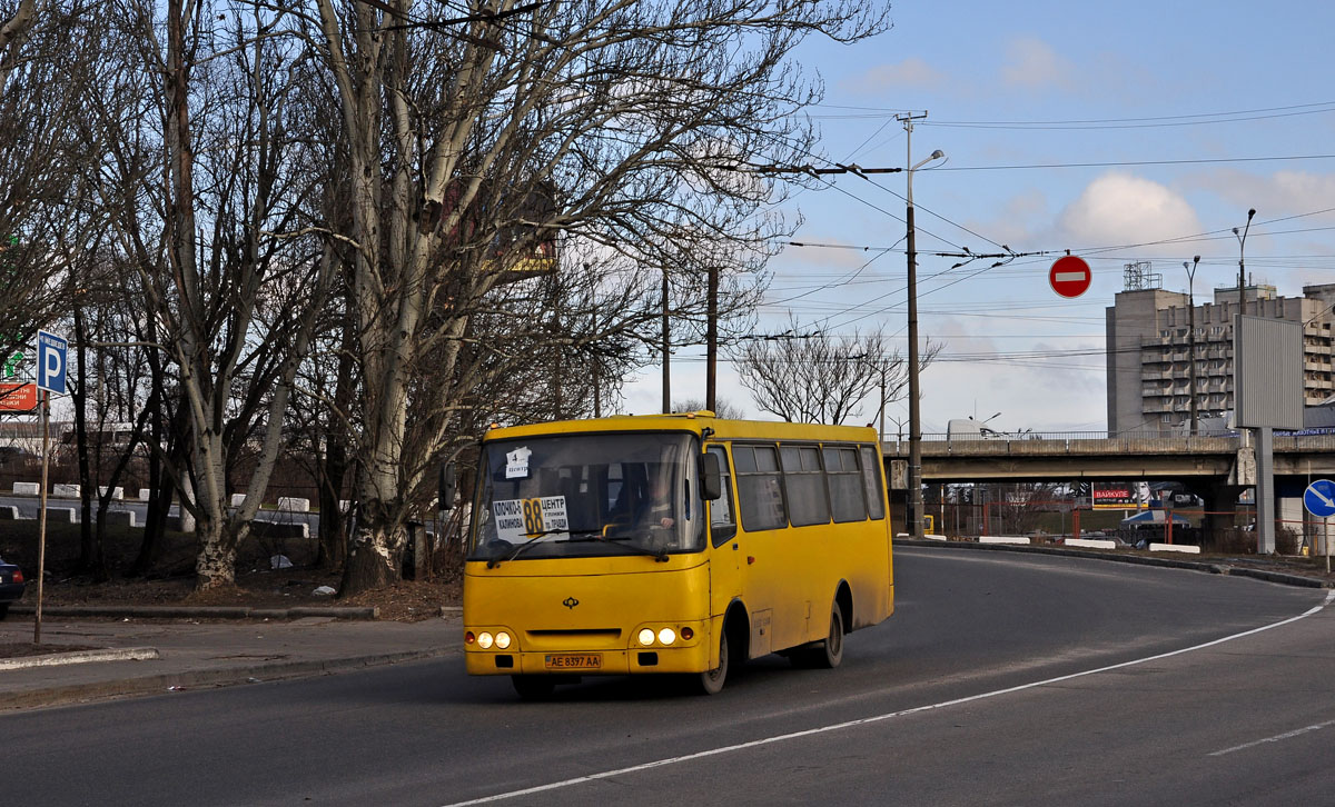 Dnepropetrovsk region, Bogdan A09201 (LuAZ) # AE 8397 AA