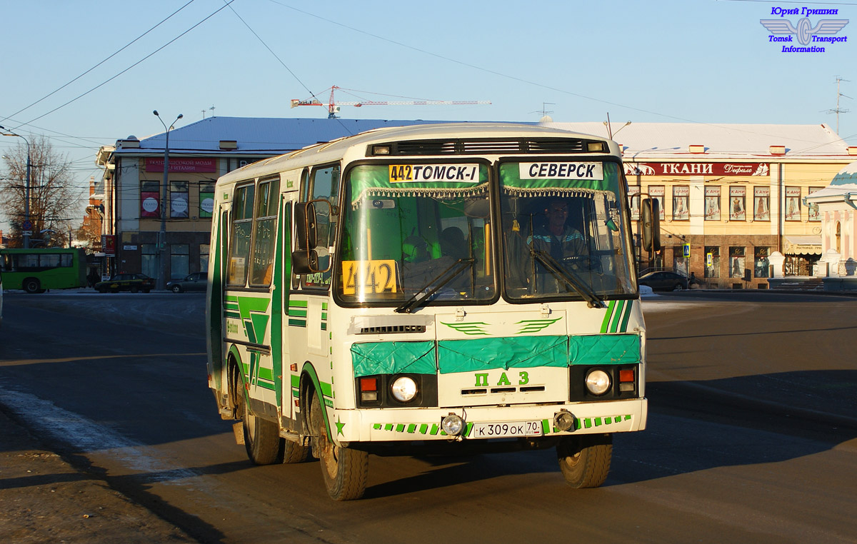 Томская область, ПАЗ-32054 № К 309 ОК 70