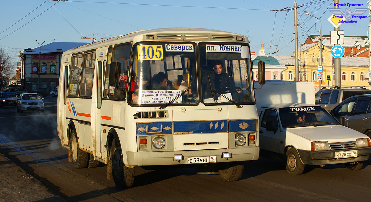 Томская область, ПАЗ-32054 № В 594 НН 70