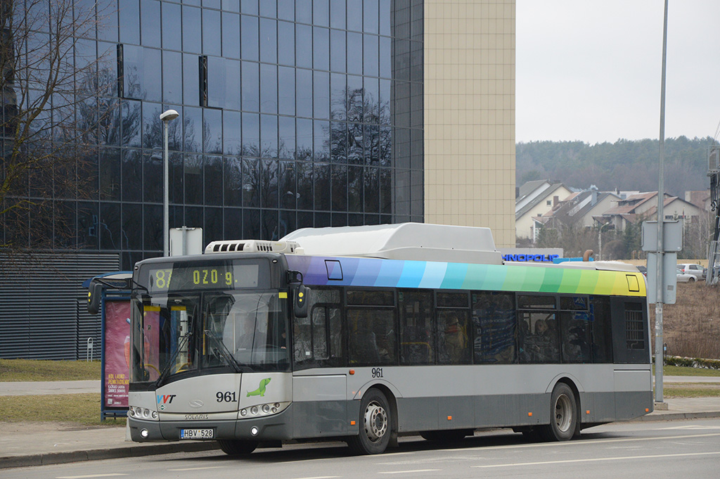 Литва, Solaris Urbino III 12 CNG № 961