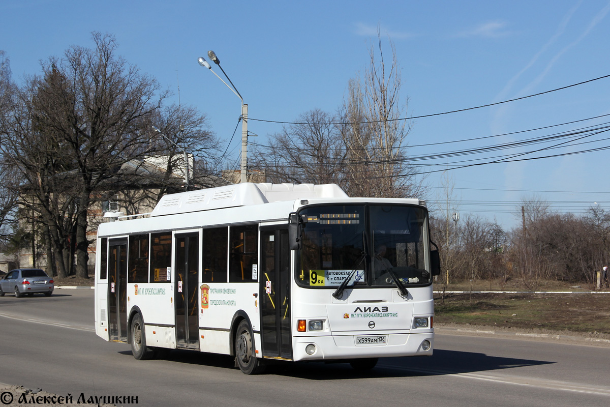 Воронежская область, ЛиАЗ-5293.70 № Х 599 АМ 136