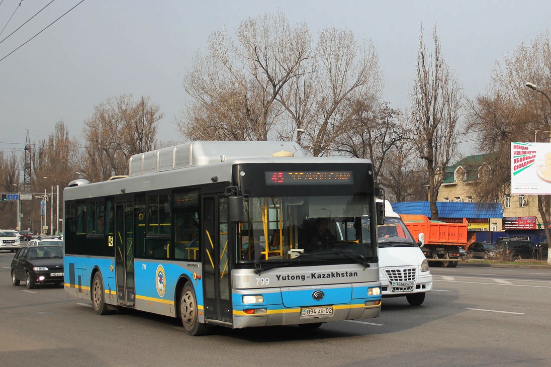 Almaty, Yutong ZK6118HGA č. 799
