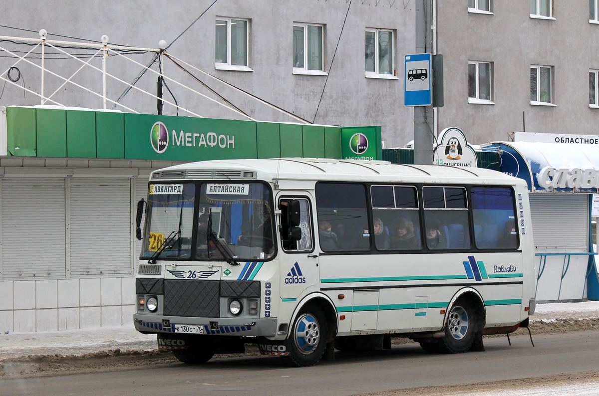 Томская область, ПАЗ-32054 № К 130 СТ 70