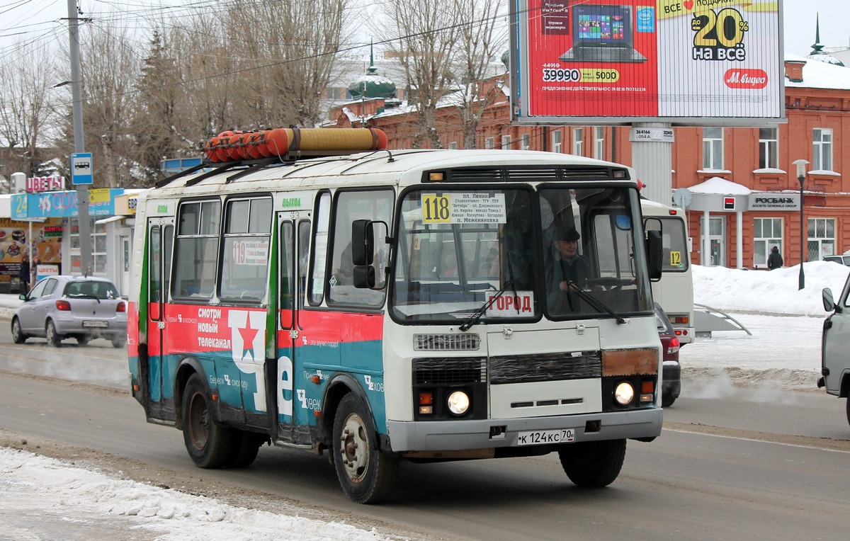 Томская область, ПАЗ-32054 № К 124 КС 70