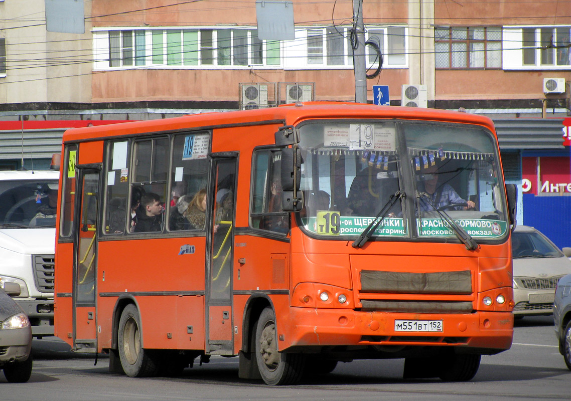 Нижегородская область, ПАЗ-320402-05 № М 551 ВТ 152