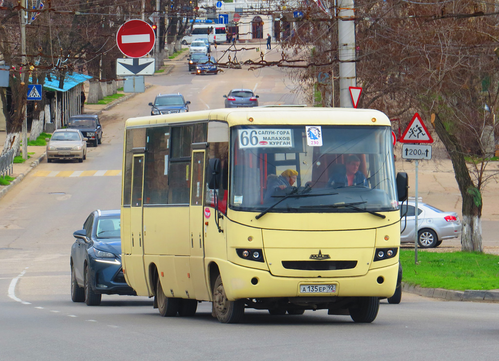 Севастополь, МАЗ-256.200 № А 135 ЕР 92