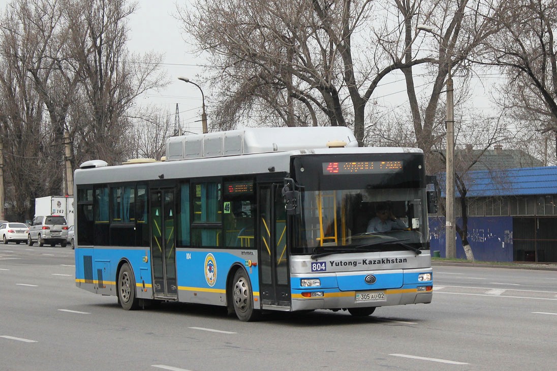 Алматы, Yutong ZK6118HGA № 804