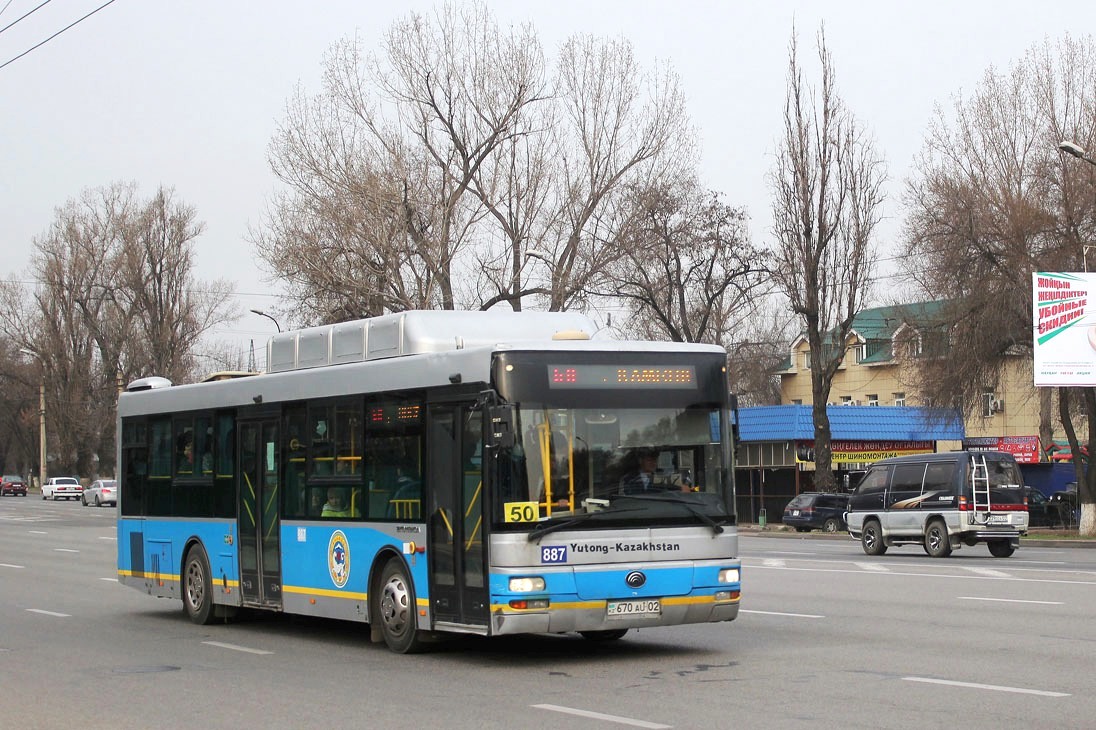 Алматы, Yutong ZK6118HGA № 887