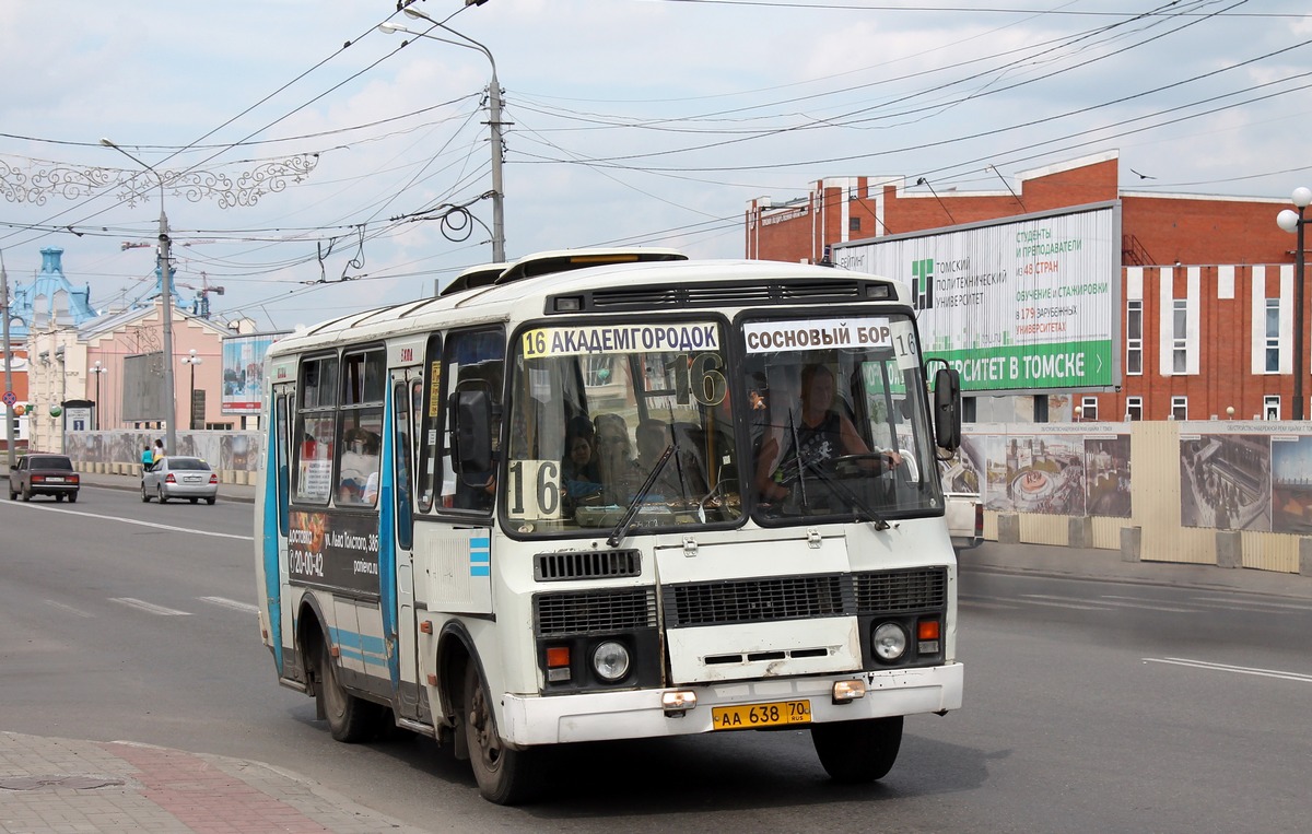 Томская область, ПАЗ-32054 № АА 638 70