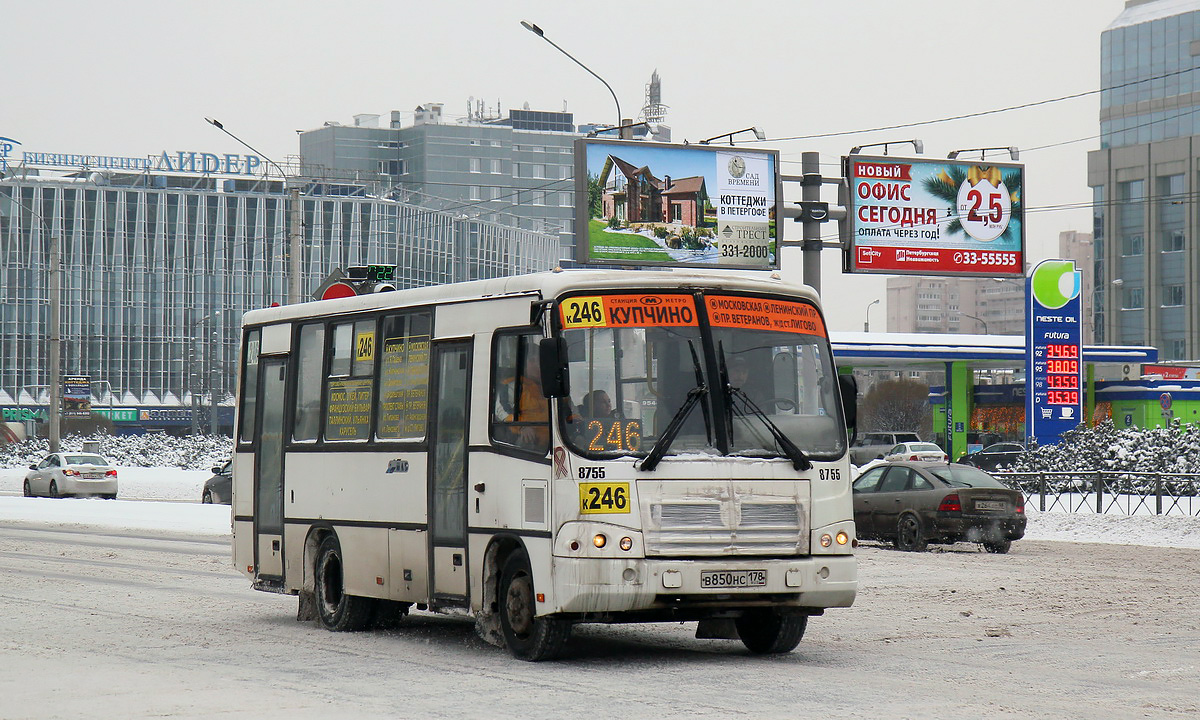 Санкт-Петербург, ПАЗ-320402-05 № 8755