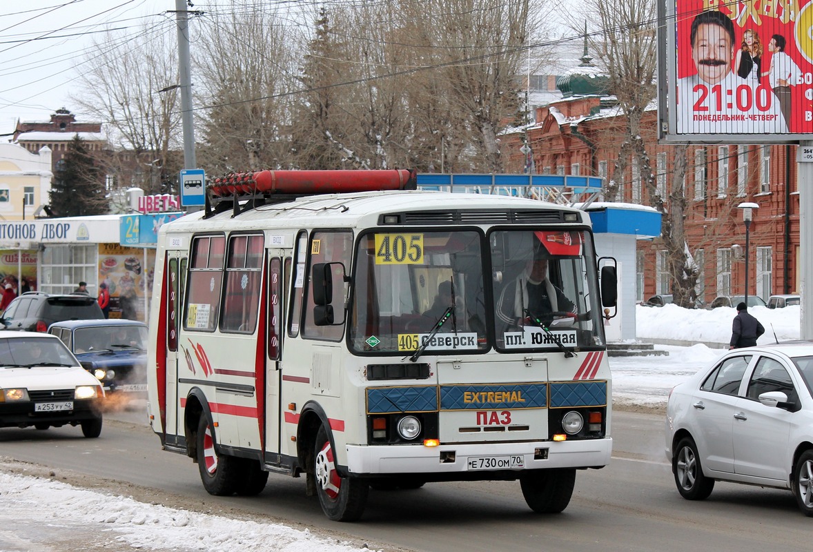 Томская область, ПАЗ-32051-110 № Е 730 ОМ 70