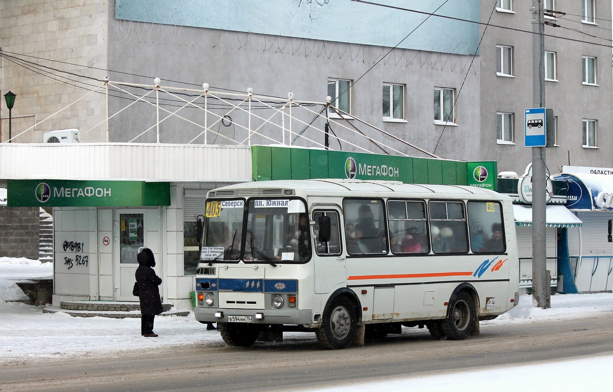 Томская область, ПАЗ-32054 № В 594 НН 70