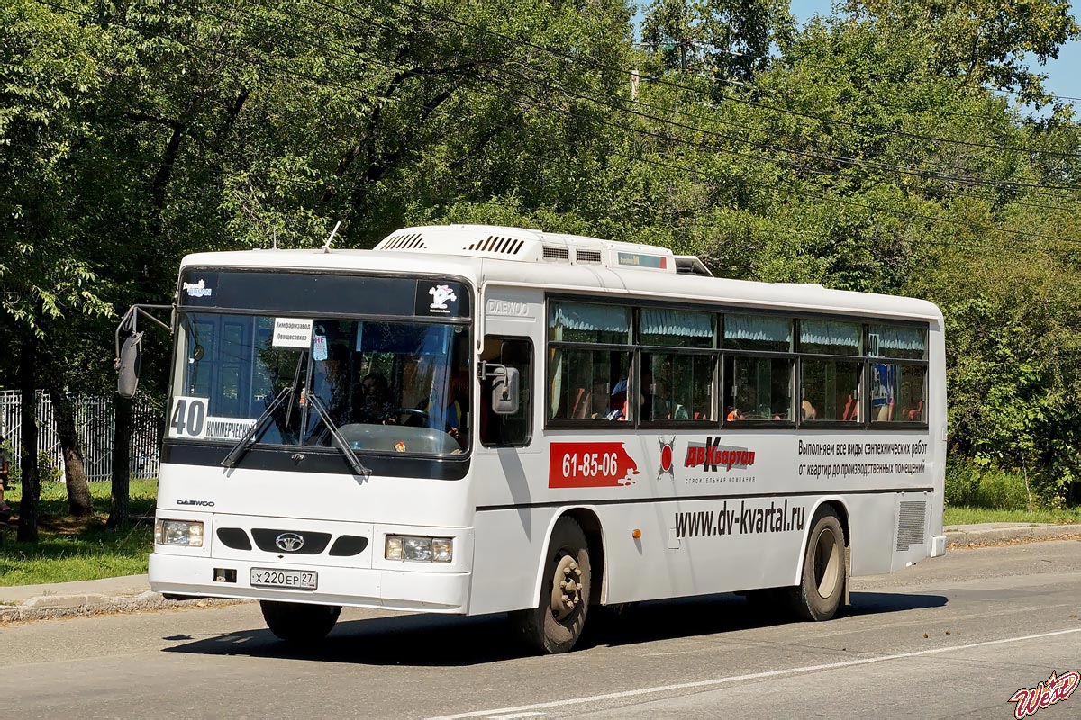 Хабаровский край, Daewoo BS106 Royal City (Busan) № Х 220 ЕР 27