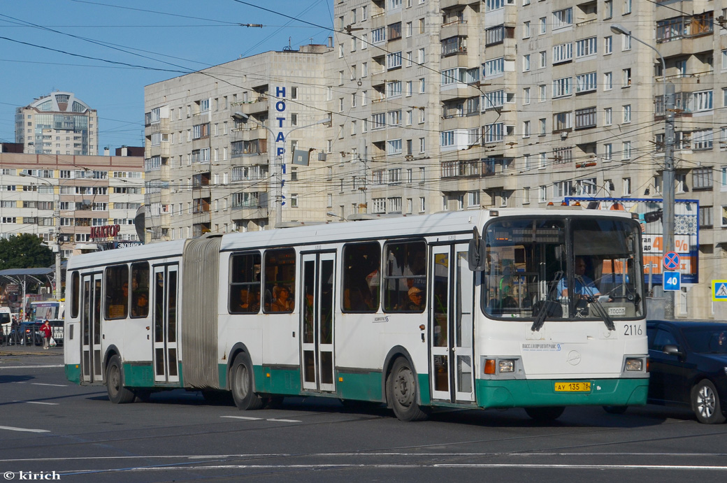 Санкт-Петербург, ЛиАЗ-6212.00 № 2116