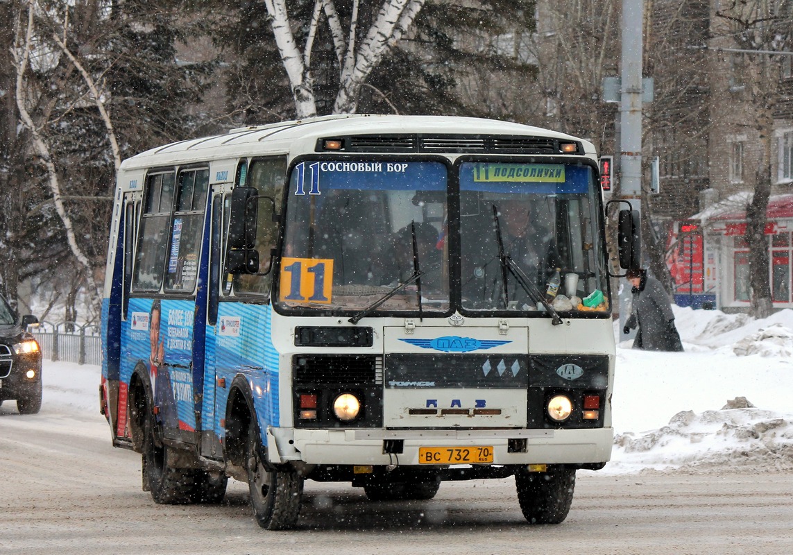 Томская область, ПАЗ-32054 № ВС 732 70