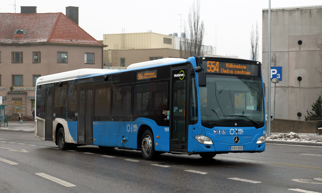 Финляндия, Mercedes-Benz Citaro C2 LE MÜ № 990