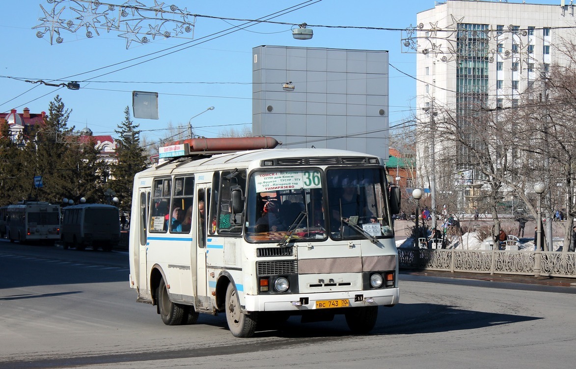 Томская область, ПАЗ-32054 № ВС 743 70