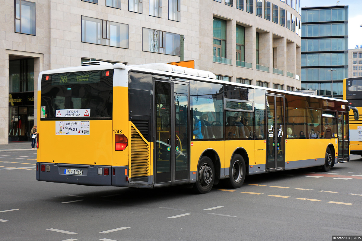 Берлин, Mercedes-Benz O530L Citaro L № 1743