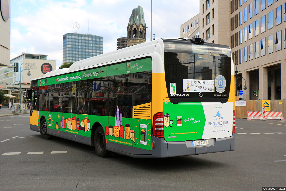 Берлин, Mercedes-Benz O530LE Citaro facelift LE № 2172