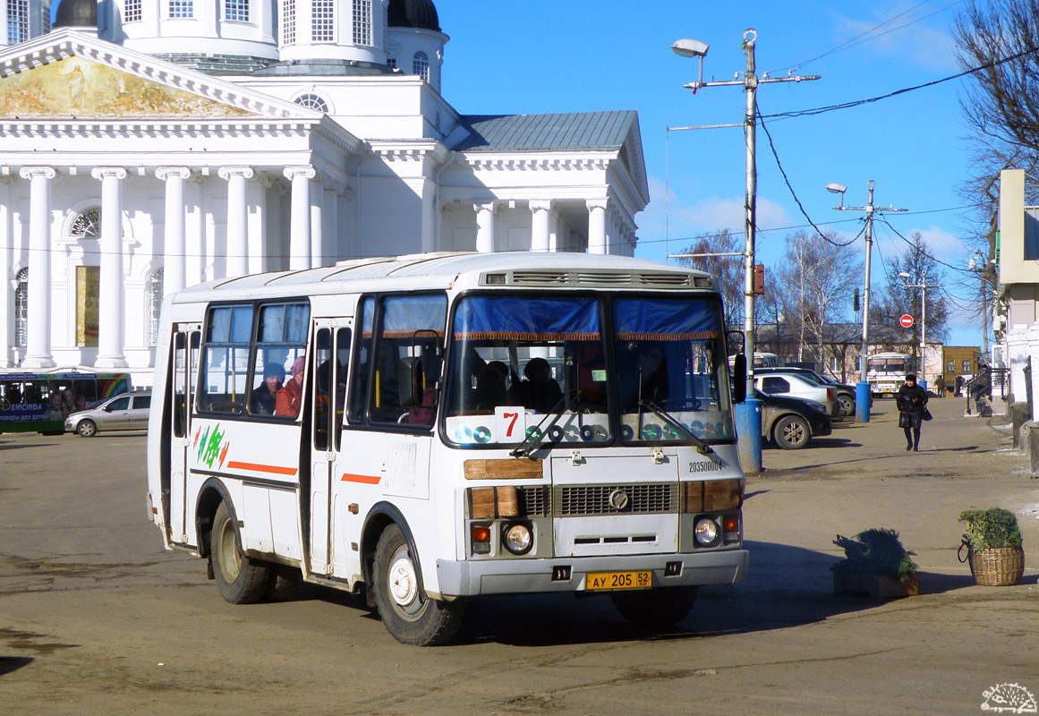 Нижегородская область, ПАЗ-32054 № АУ 205 52