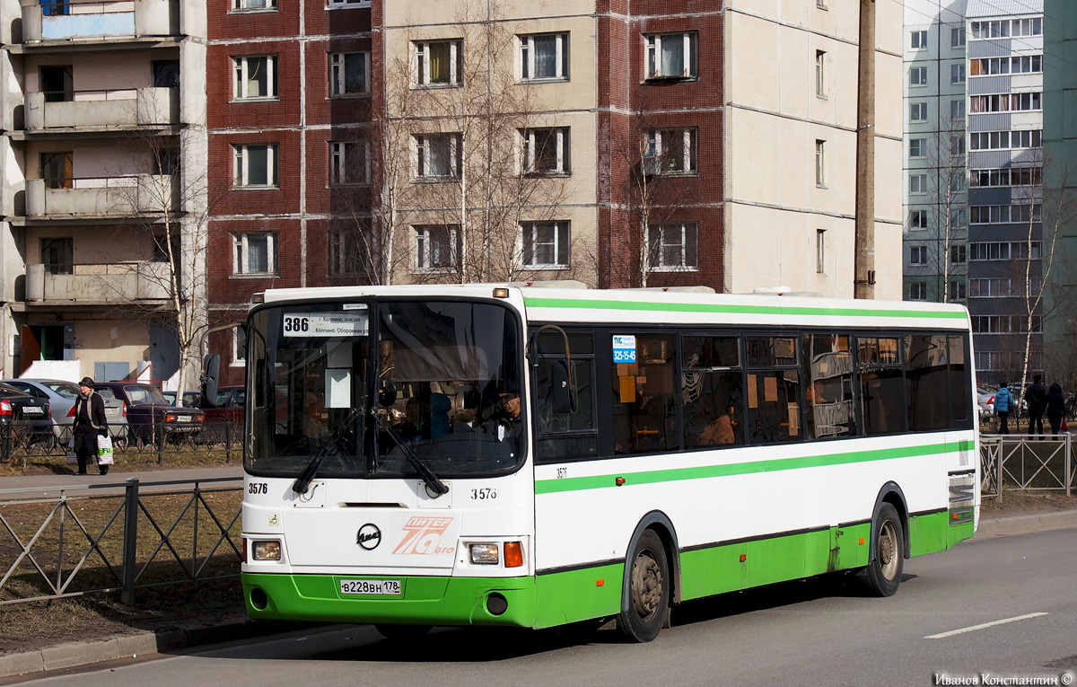 Санкт-Петербург, ЛиАЗ-5293.53 № 3576