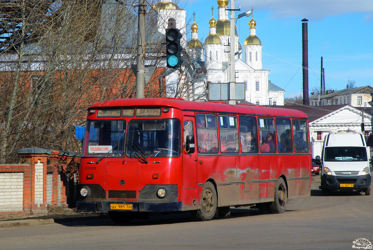 Нижегородская область, ЛиАЗ-677М № АК 981 52