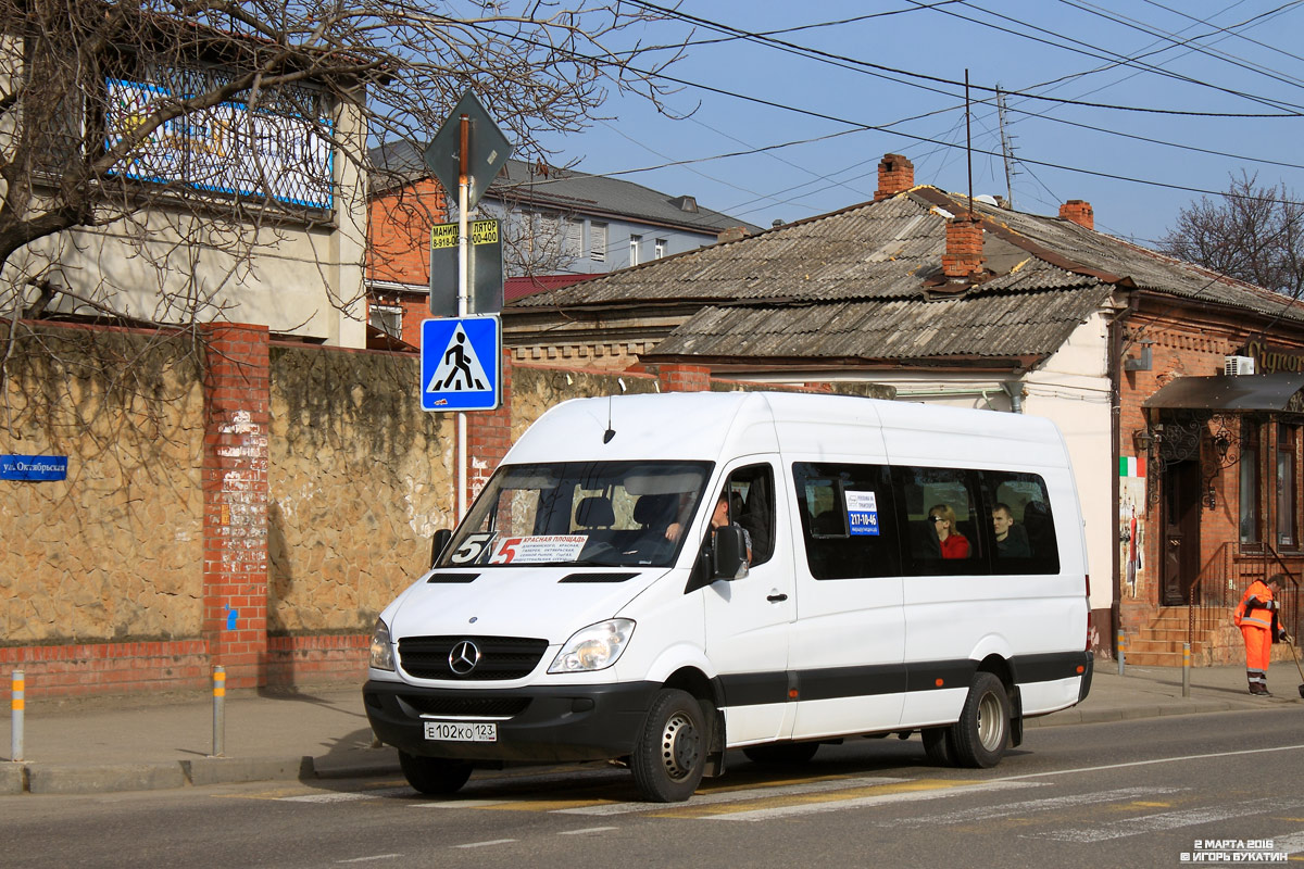 Краснодарский край, Луидор-22360C (MB Sprinter) № Е 102 КО 123