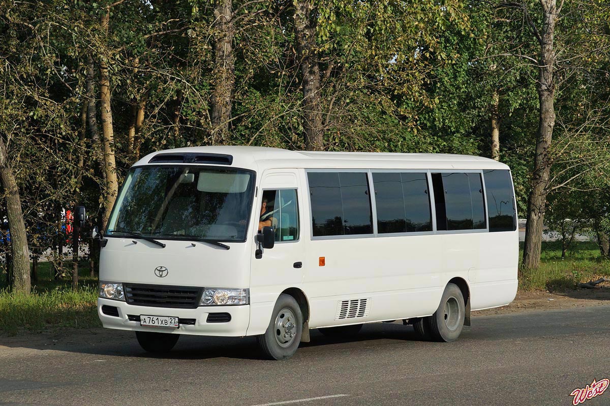 Хабаровский край, Toyota Coaster HZB50L № А 761 ХВ 27