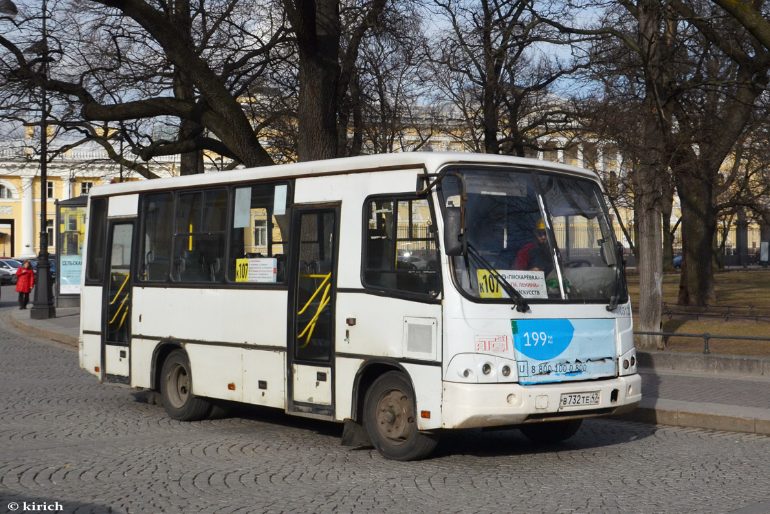 Санкт-Петербург, ПАЗ-320402-05 № 03123