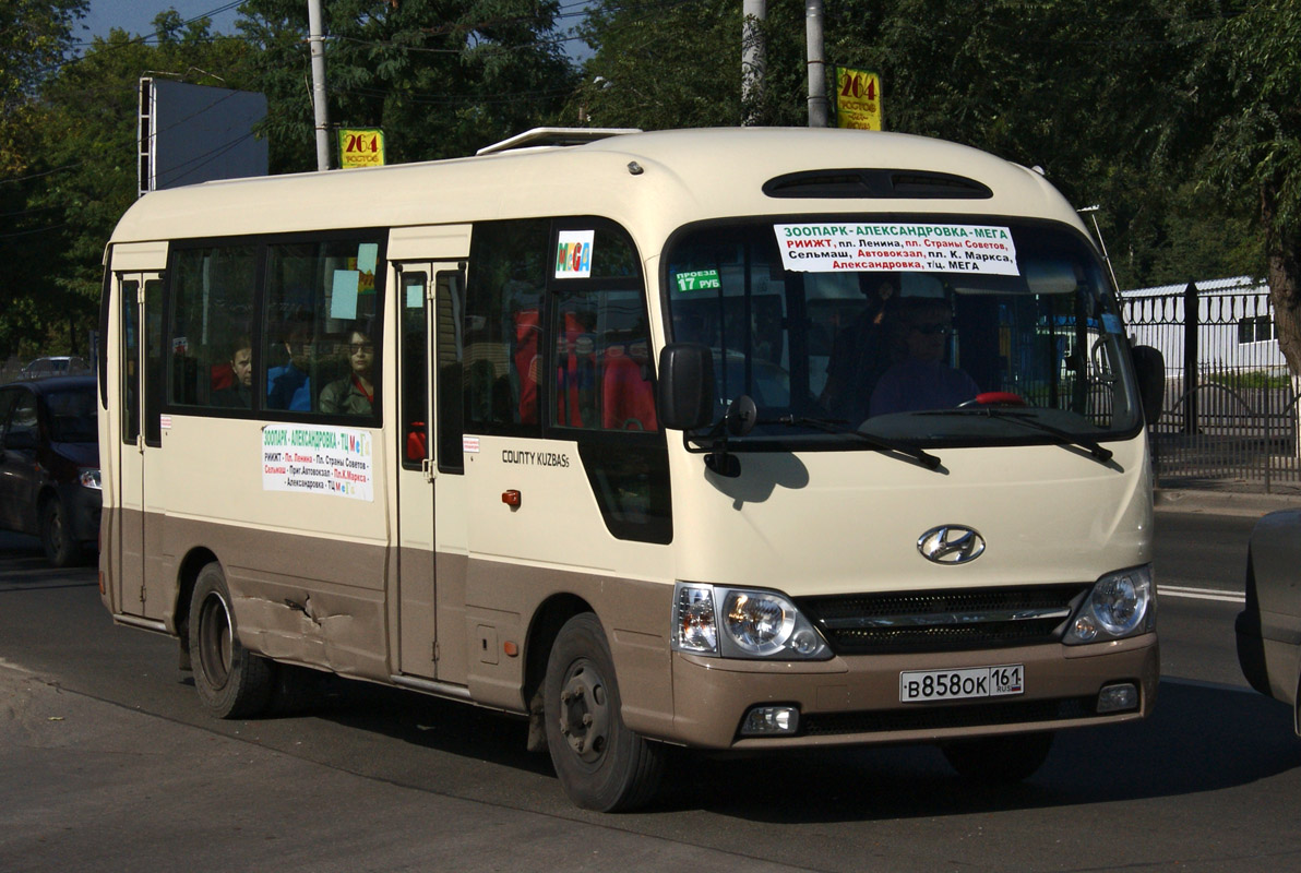 Ростовская область, Hyundai County Kuzbass № В 858 ОК 161