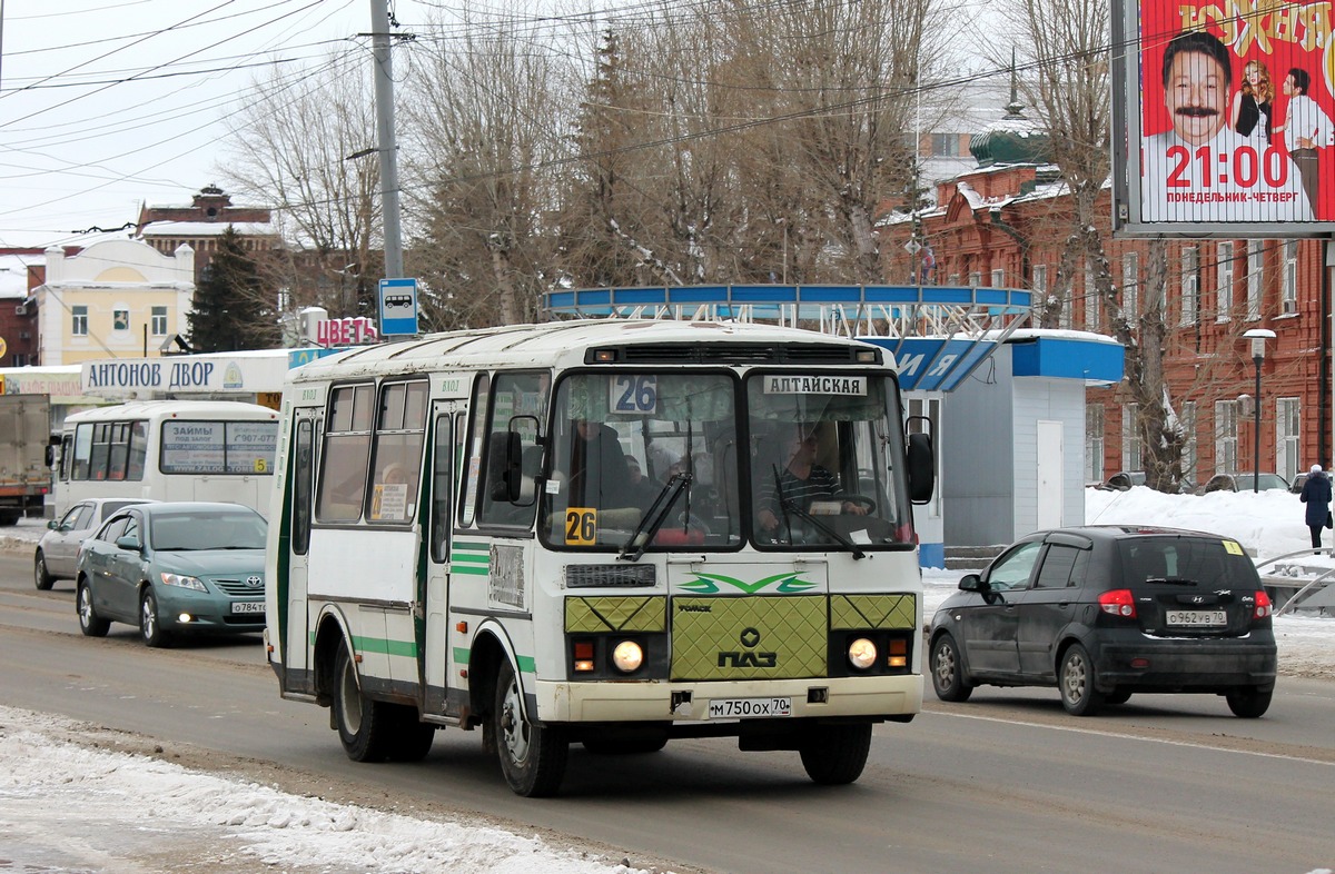 Томская область, ПАЗ-32051-110 № М 750 ОХ 70