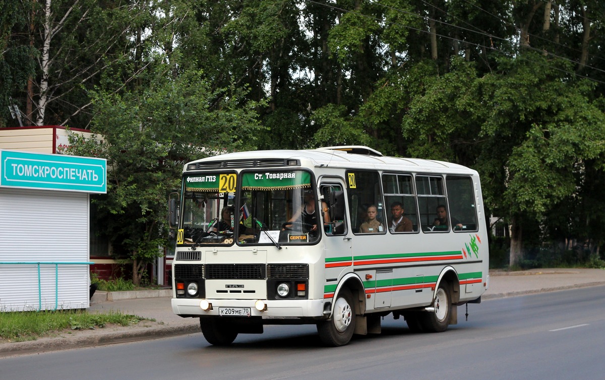 Томська область, ПАЗ-32054 № К 209 МЕ 70