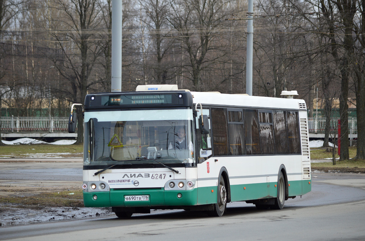 Санкт-Петербург, ЛиАЗ-5292.60 № 6247