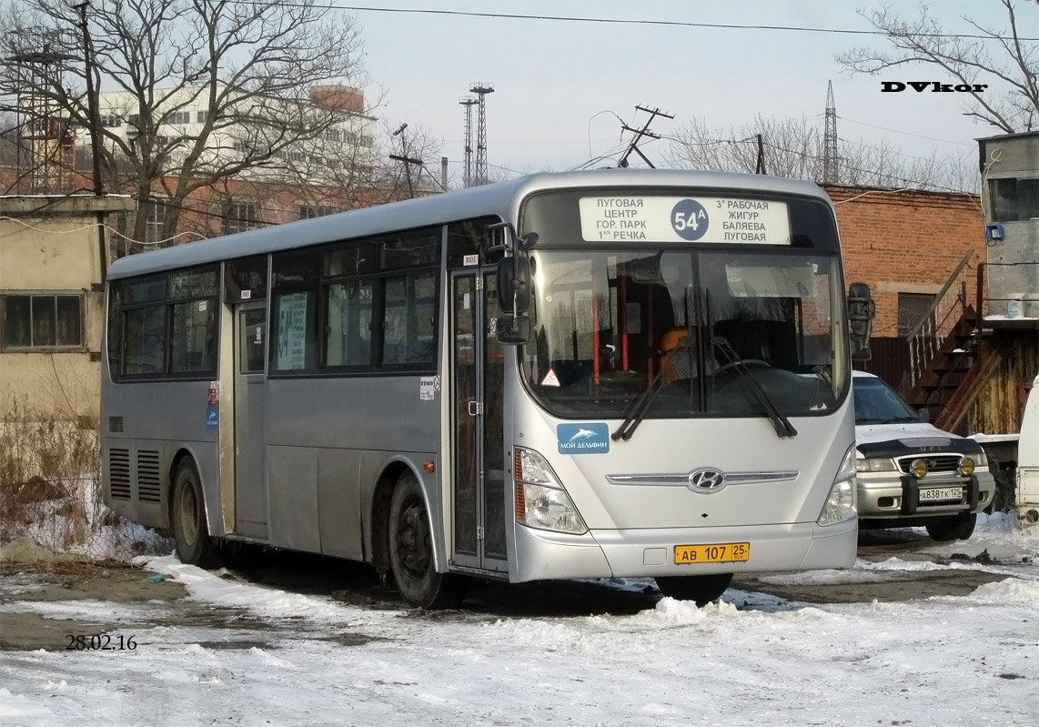 Приморский край, Hyundai New Super AeroCity 1F/L № АВ 107 25