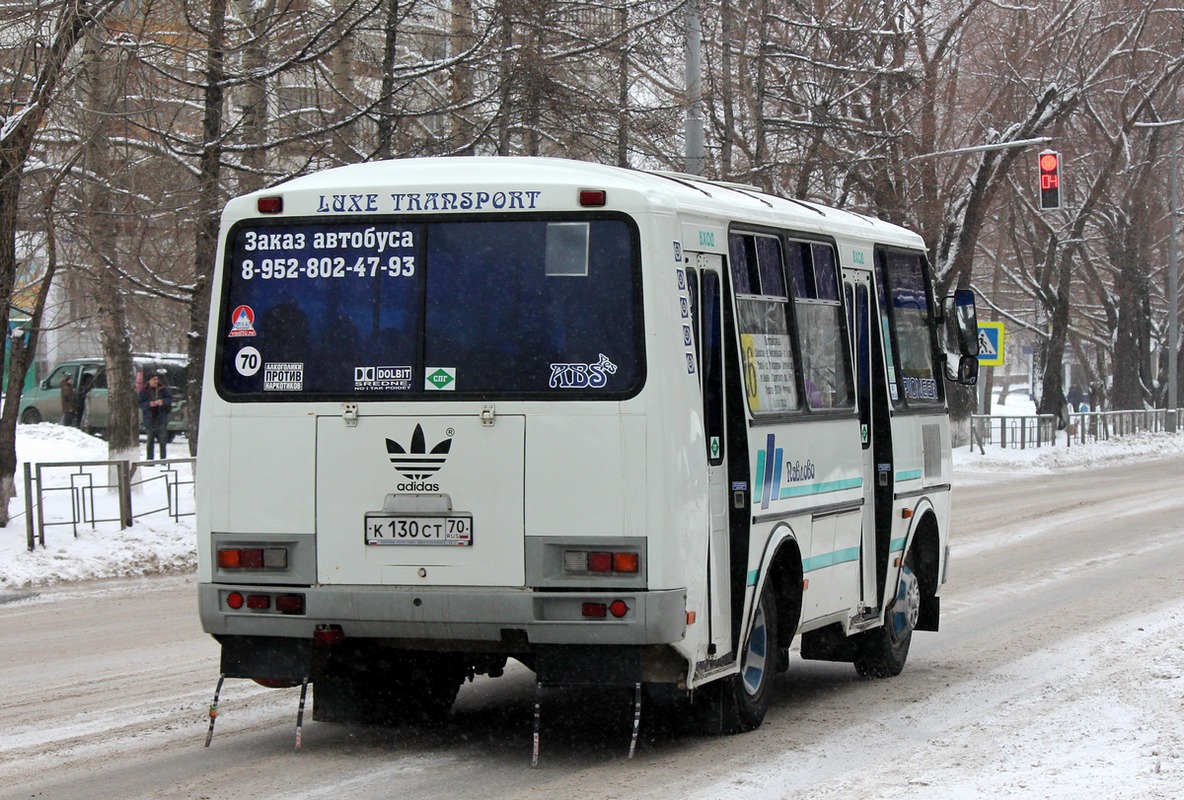 Томская область, ПАЗ-32054 № К 130 СТ 70