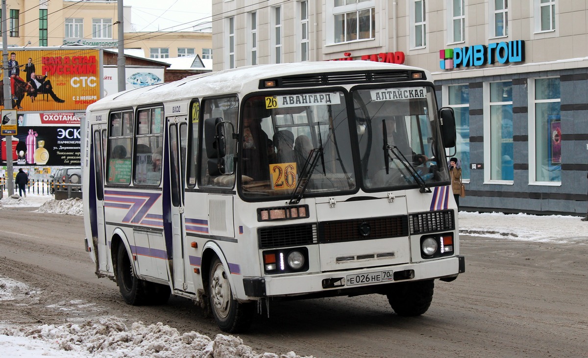 Томская область, ПАЗ-32054 № Е 026 НЕ 70