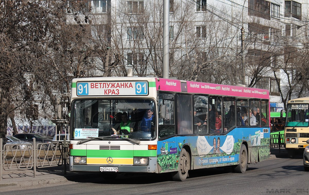 Красноярский край, Mercedes-Benz O405N2 № О 234 ЕВ 124