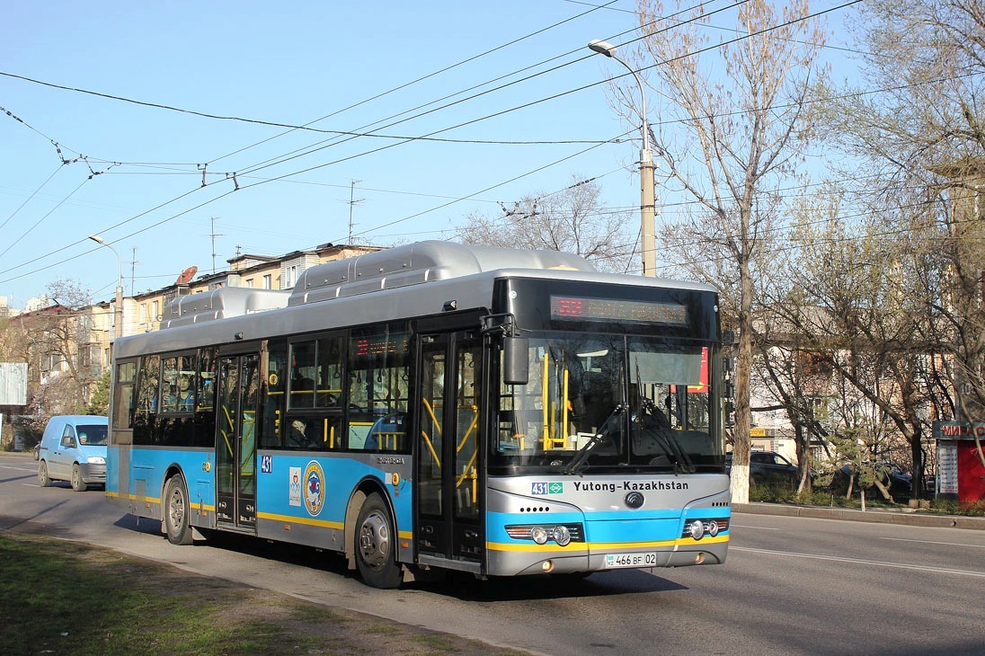 Алматы, Yutong ZK6118HGA № 431