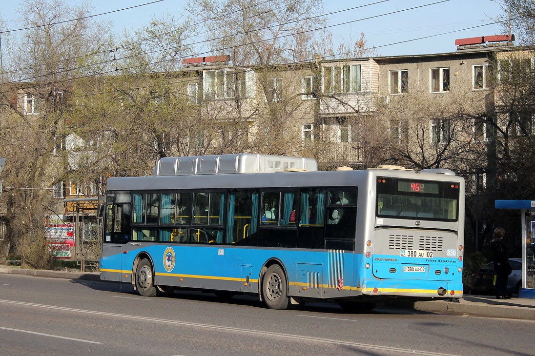 Алматы, Yutong ZK6118HGA № 830